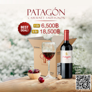 Patagon Cabernet Sauvignon ไวน์แดงจากประเทศชิลี จัดส่งฟรีทั่วประเทศ