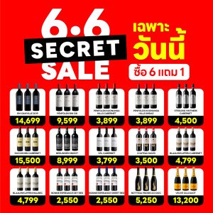 6.6 SECRET SALE เฉพาะวันนี้ซื้อ 6 แถม 1 💥💥💥