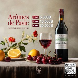 Les Aromes de Pavie Saint-Emilion Grand Cru ปี 2017 พร้อมส่ง จัดส่งฟรีทั่วประเทศ!