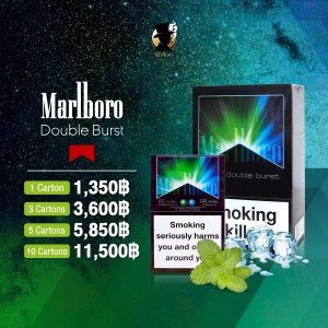 Marlboro Double Burst พร้อมส่งด่วน! แท้ 100% ถูกที่สุด