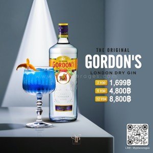 GORDON'S LONDON DRY GIN ตำนานจินที่ดีที่สุดที่เคยมีด้วยรางวัลเหรียญทองเพียบ!🥇