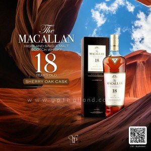 THE MACALLAN SHERRY OAK CASK 18 ปรับราคาลง ถูกที่สุดในตลาด